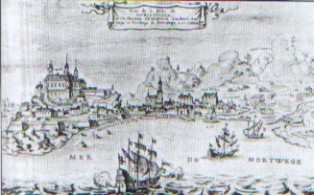 Christiania før bybrannen 1686.